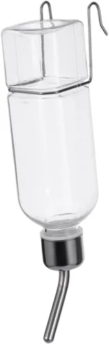 Dispensador de botellas de agua colgantes para mascotas pequeñas, alimentador de agua automático portátil para conejos, gatos, pájaros, protección