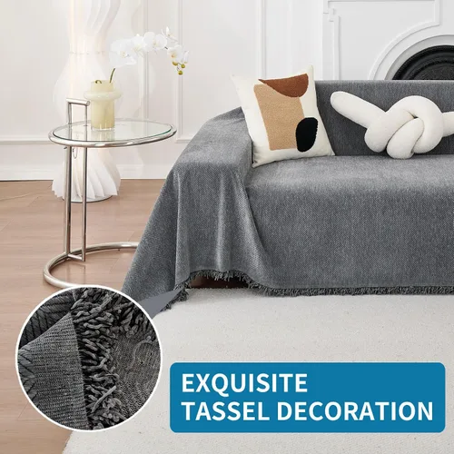Vista 6 de HAOMAIJIA Funda de Sofá Antideslizante Fundas de Sofá para Sofá de 2 Cojines Fundas de Sofá Seccional Lavables para Perros Protector de Muebles