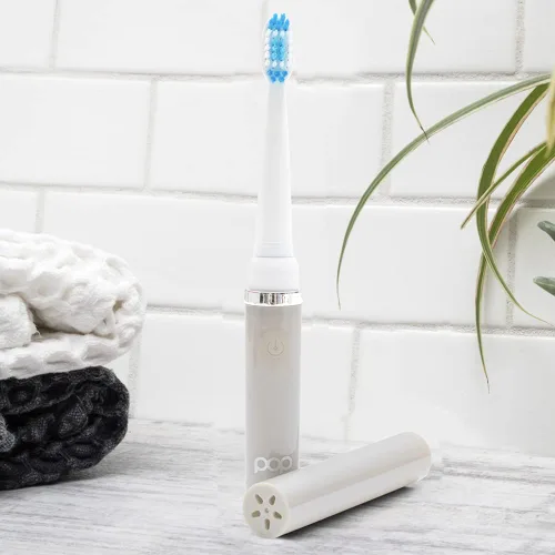 Vista 81 de Cepillo de dientes eléctrico Pop Sonic (puntos rojos) – Cepillos de dientes de viaje con batería AAA Cepillos de dientes eléctricos para niños