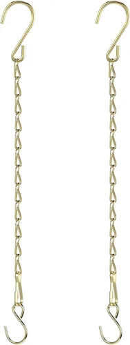 Vista 14 de EBOOT 2 piezas cadena colgante para comederos de pájaros, macetas, linternas y adornos (negro, 9.5 pulgadas)