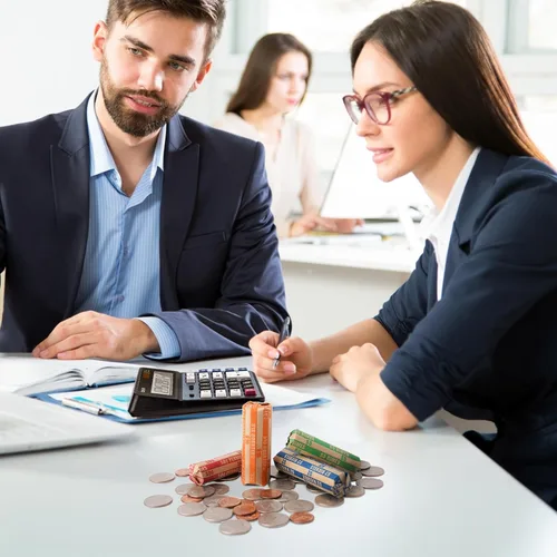 Vista 7 de Envoltorios de monedas 100 surtidos, envoltorios de rollos planos para monedas, incluyendo 30 cuartos, 30 centavos, 20 monedas de diez centavos, 20