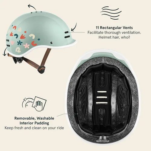 Vista 7 de Retrospec, Cricket - Bicicleta de equilibrio con 4 ruedas para bebés de 12 a 24 meses, juguete de bicicleta para niñas y niños de 1 año, tamaño único