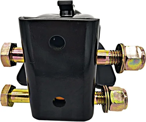 Vista 6 de NBJINGYI Acoplador de remolque ajustable 2.0 pulgadas con capacidad de 8000LBS, acabado negro con recubrimiento E-Coat, montaje en canal