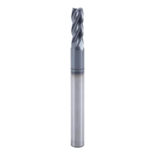 Vista 17 de ISB 1/2'' Fresa de extremo cuadrado de carburo, 4 ranuras, molino de carburo de micrograno para aceros de aleación/aceros endurecidos, 1 pieza