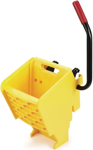 Rubbermaid Escurridor comercial de reemplazo de prensa lateral para cubos de trapeado WaveBrake 2.0, amarillo