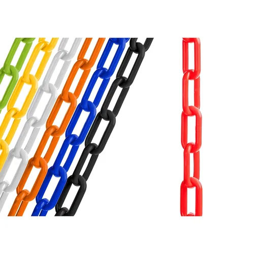 Vista 19 de US Weight (Fabricado en EE. UU.) Cadena de seguridad de plástico negro de 2" x 10 pies con tecnología SunShield resistente a los rayos UV