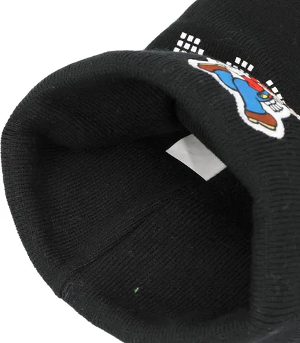 Vista 5 de Super Mario Bros Mario Youth Beanie & Glove Set para niños, multicolor