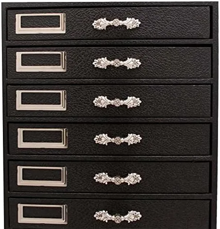 Vista 3 de Organizador de almacenamiento de bandeja de joyería, Madera