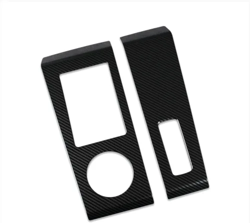 Vista 9 de Para Mitsubishi New Outlander 2022 2023 2024 Cubierta interior del panel de cambio de palanca de cambios de la consola delantera (negro)