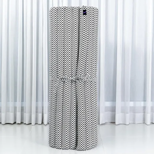 Vista 754 de Leewadee colchón tailandés enrollable para cama de invitados, tapete de yoga, para masaje tailandés, ecológico, orgánico y natural.