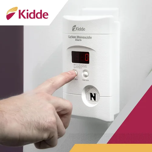 Vista 5 de Alarma contra el monóxido de carbono que se enchufa Kidde con respaldo de batería y pantalla digital., KN-COPP-3