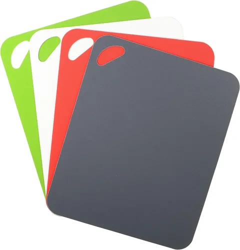 Vista 8 de Dexas Tabla de Cortar de Servicio Pesado Grippmat, Tablas de Cortar Flexibles para Cocina, Juego de 4, Tapete de Corte de Tabla de Plástico