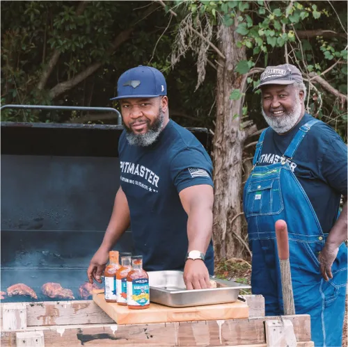 Vista 4 de True Made Foods Pitmaster Carolina - Salsa para barbacoa de Pitmaster Ed Mitchell, Carolina Gold, Carolina Gold, East Carolina, Salsas para barbacoa