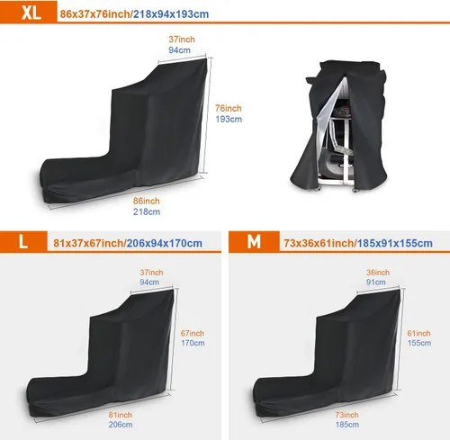 Vista 4 de Funda para cinta de correr, plegable, con cremallera, a prueba de polvo e impermeable, apta para hacer ejercicio, deportes, correr