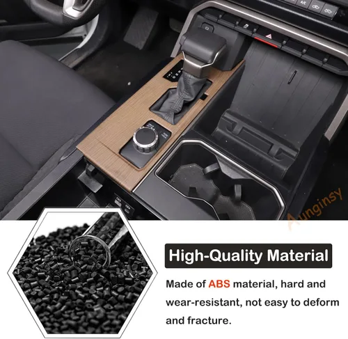 Vista 41 de Aunginsy Marco para panel de cambio de marchas con caja de almacenamiento Compatible con Toyota Tundra/Sequoia 2022-2024 2025 Protector contra