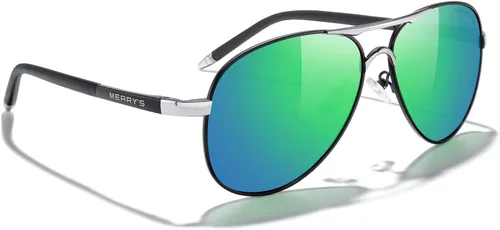 Vista 96 de MERRY'S, UV400 S8513, gafas de sol polarizadas para conducir, marco irrompible, para hombre.
