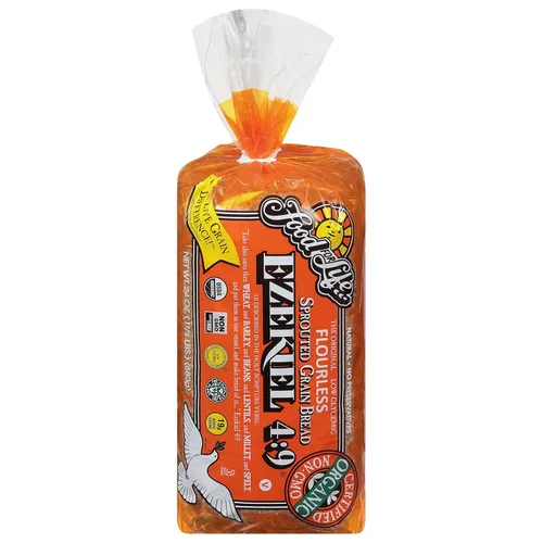 Food For Life Pan de grano germinado sin harina, grano entero, 24 oz (congelado)