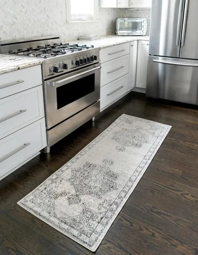 Vista 20 de Unique Loom Colección Nyla - Alfombra de área - Smile (Runner 2 pies 0 pulgadas x 6 pies 0 pulgadas, rosa salmón/negro)