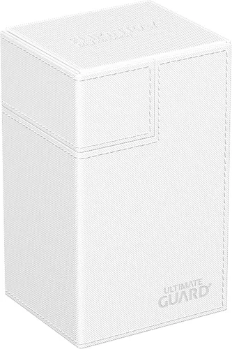 Vista 18 de Estuche Ultimate Guard Flip'n'Tray 100+, para 100 cartas con fundas dobles de TCG + bandeja para dados, negro, cierre magnético independiente