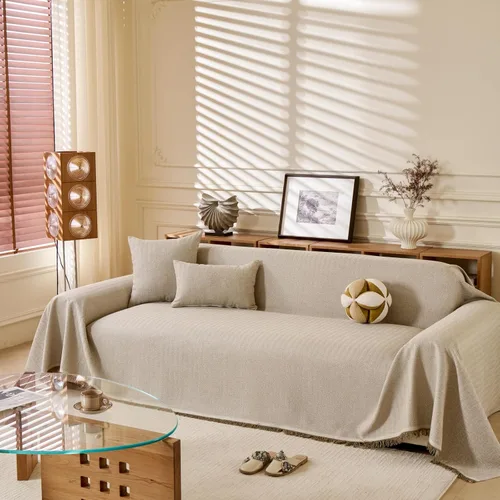 Vista 42 de ROOMLIFE Leopard Couch Cover Boho Sofa Covers for 3 Cushion Couch Washable, Furniture Protector Sofa Couch Cover for Dogs, Soft Breathable Sofa