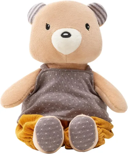 Vista 9 de Peluche de Conejo de Algodón Orgánico Juguetes de Peluche para Bebés, Peluche de Conejo de 5.5" Juguete Suave y Tierno Mini Juguete de Conejo