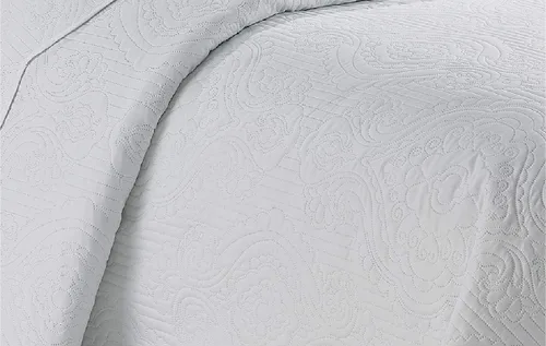 Vista 2 de Home Collection - Juego de cubrecama de lujo holgada repujada liviana de color liso