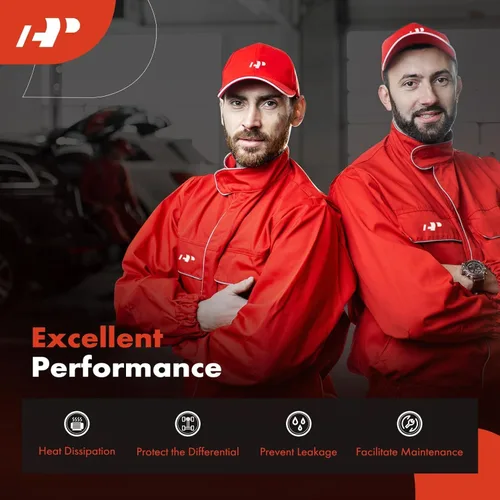 Vista 5 de A-Premium Tapa de diferencial trasero con junta compatible con Ford F-150 F-100 Expedition Explorer E-150 Ranger Lincoln Mark LT Mazda