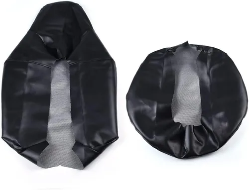 Vista 2 de CHEDA Seat Cover Kit, Compatible with 2012-2018 RZR 570/2008-2014 RZR 800/2011-2014 RZR 900/2014-2017 ACE 325/570, Leather Standard Black