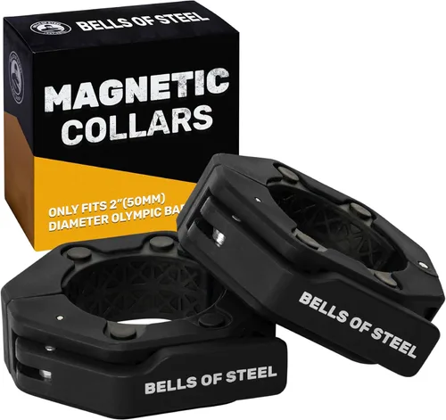 Vista 9 de Abrazaderas magnéticas para barra de pesas [campanas de acero] versión 2.0 de alta calidad, clips de barra de liberación rápida, abrazaderas