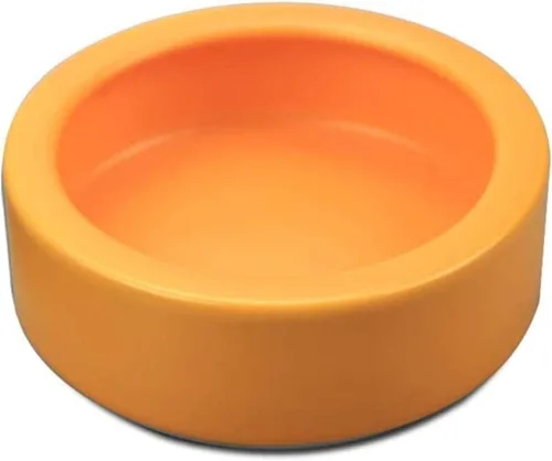 Cuenco de comida para reptiles, plato de agua de gusano, pequeño (2.75 pulgadas), cuencos de cerámica para mascotas, cuencos para gusanos de la