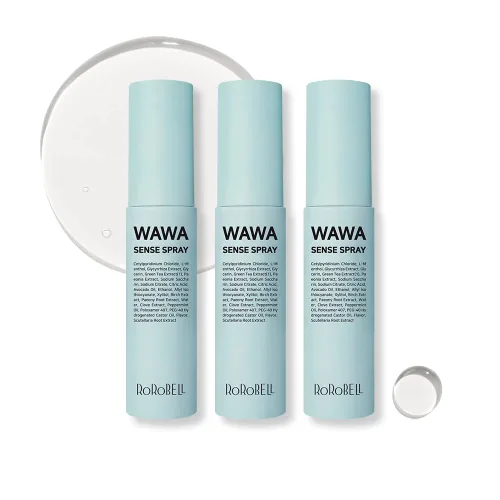 Vista 10 de ROROBELL Wawa Sense Spray Ambientador bucal para cuidado bucal combate el mal aliento ((1/3 fl oz (paquete de 1)))