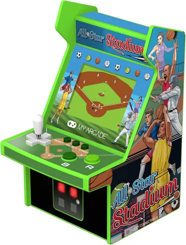 Vista 13 de My Arcade All Star Arena Micro Player- Fully Portable Mini Arcade Machine with 307 Retro Games, 2.75" Screen