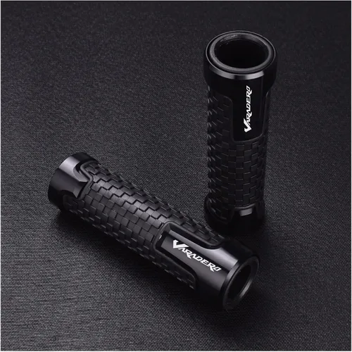 Vista 4 de Manillar universal de motocicleta de 7/8 pulgadas, 0.866 in, mango de aluminio CNC, agarre de manillar de carreras para Varadero Vstrom mango