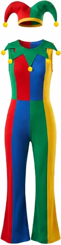 Vista 5 de Halloween Clown Fool Costume, style to 2, Kids 120