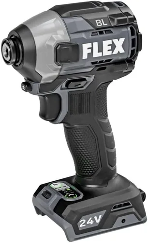 Vista 9 de FLEX FX1331-1A taladro inalámbrico sin escobillas de 24V 1/4-pulgada compacto con modo de tornillo autoperforante, kit con batería de litio de 2.5Ah