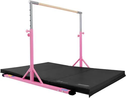 Vista 10 de Z Athletic Kip Bar and Folding Gymnastics Mat, 4 Ft x 8 Ft x 2 In