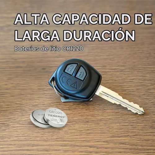 Vista 3 de Tenergy Batería de botón de litio CR1220 de 3 V, para llaves, relojes, accesorios, 5