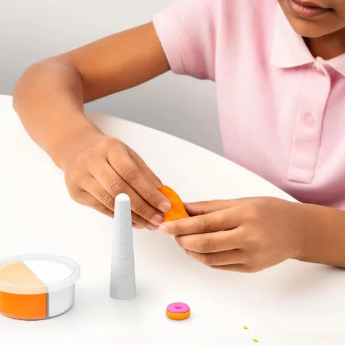 Vista 7 de HEY CLAY Alien Rings Arcilla seca al aire para niños Kit mágico de modelado