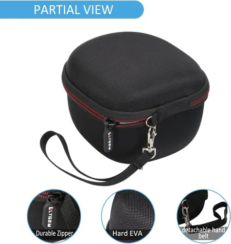 Vista 3 de LTGEM - Funda para orejeras delgadas de Walker's Razor, bolsa de transporte protectora de viaje de almacenamiento duro