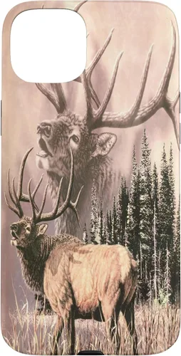 Vista 9 de Funda para iPhone 16 American Elk Hunter Dad Case Camo Deer Elk Buck