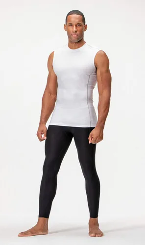 Vista 5 de DEVOPS Paquete de 3 camisas de compresión atléticas para hombre sin mangas