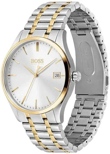 Vista 2 de BOSS Reloj de cuarzo para hombre con correa de acero inoxidable dos tonos 22 modelo 1513835 Dos tonos Reloj de cuarzo