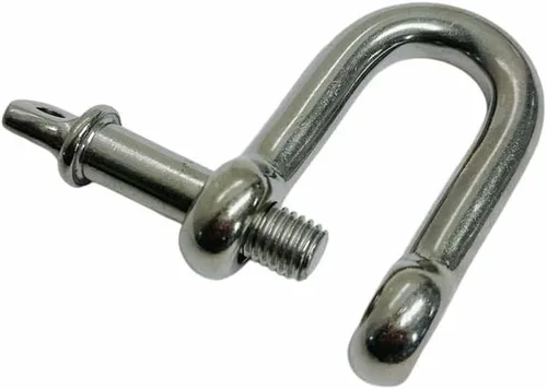 Vista 7 de 10 pieza 5/32" Cadena D Grillete de acero inoxidable con tornillo Pin 150 Lb