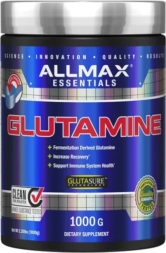 Allmax Nutrition 100 Glutamina micronizada pura 2, 20 lbs, 35.2 onzas