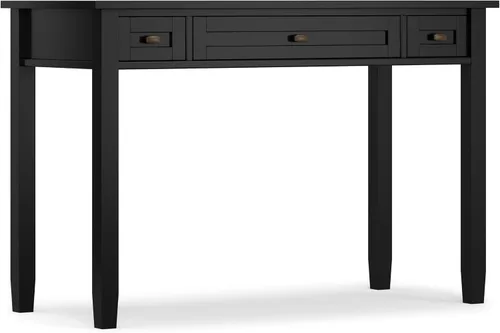 Vista 20 de SIMPLIHOME Warm Shaker - Juego de 2 piezas para oficina en casa, escritorio de madera maciza de 48 pulgadas Marrón castaño