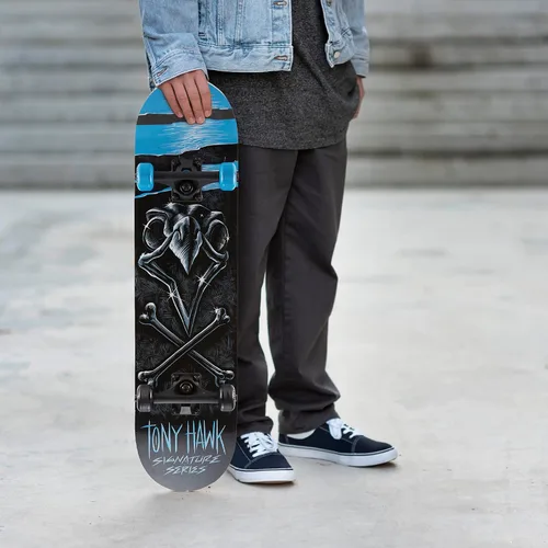 Vista 6 de Tony Hawk 31" Skateboard - Signature Series 1 Skateboard with Pro Trucks, Full Grip Tape, 9-Ply Maple Deck, Ideal for All Experience Levels