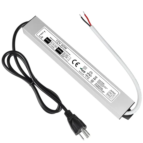 Vista 19 de LightingWill transformador impulsor LED 30 vatios, impermeable IP67, fuente de alimentación, 90-265V CA a 12V CC de baja tensión, adaptador