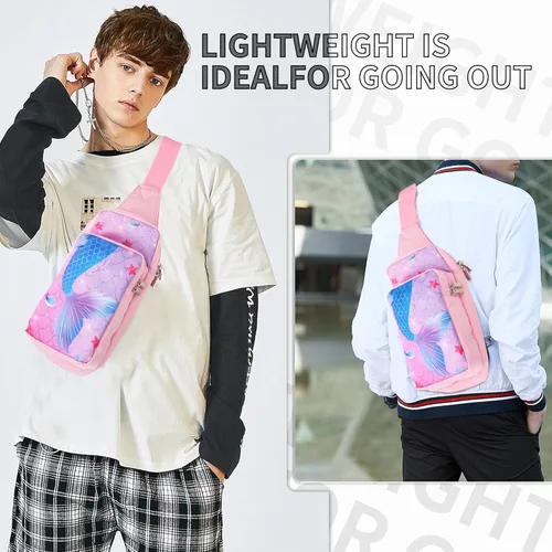 Vista 7 de HYPERCASE Cute Shoulder Bag Kit for Nintendo Switch, Portable Carrying Case Compatible with Switch Lite & Switch OLED, Backpack Travel Bag