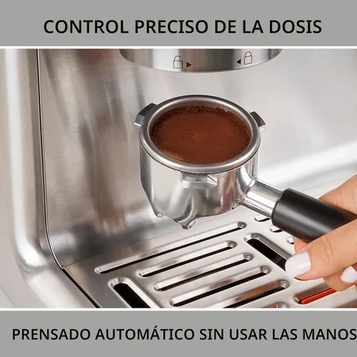 Vista 3 de Máquina de Espresso Kenmore - Cafetera Automática con Prensador Automático, Limpieza Automática, Vaporizador de Leche y Espumador, Molinillo