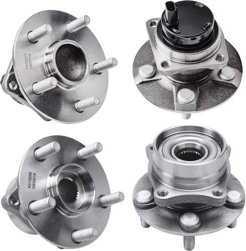 Vista 574 de Detroit Axle - Kit de cubos de rodamiento de rueda delantera de 6 piezas para Dodge Dart 2013-2016, Chrysler 200 2015-2017, 2 cojinetes de rueda